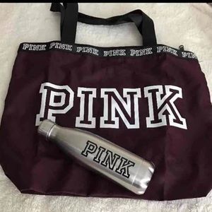 Victoria's Secret Pink Tote & Bottle Water 💦 NWT